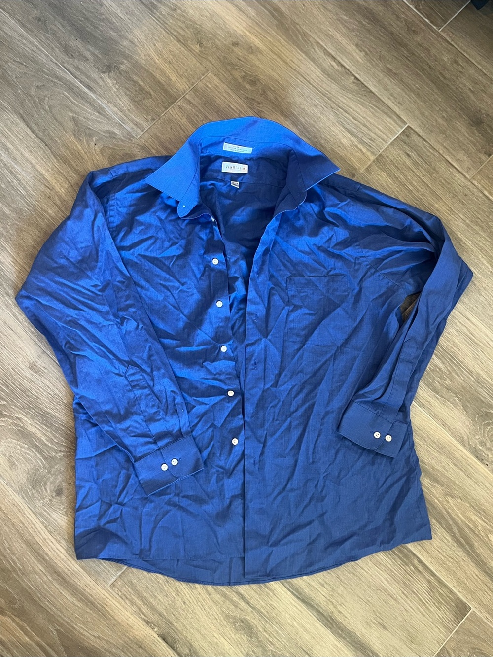 Van Heusen Royal Blue Men's Dress Shirt
